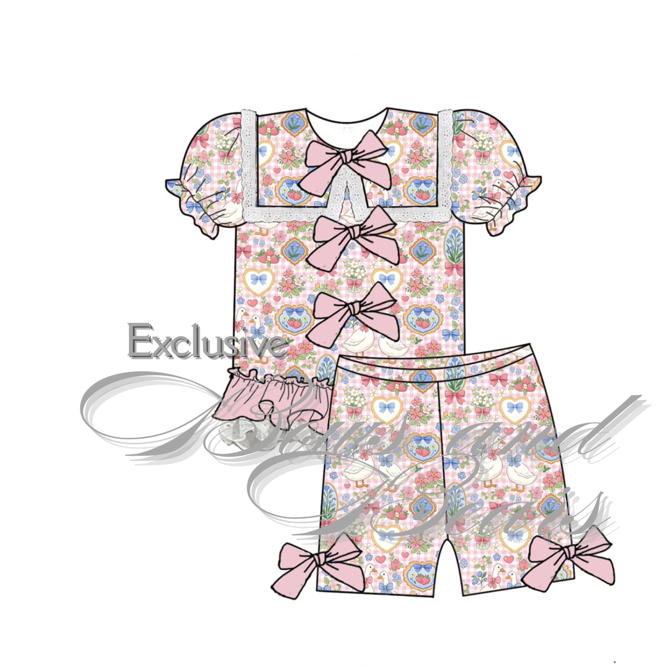 *4-6 WEEKS DELIVERY* ‘Goosey Garden’ Exclusive Cycle Set