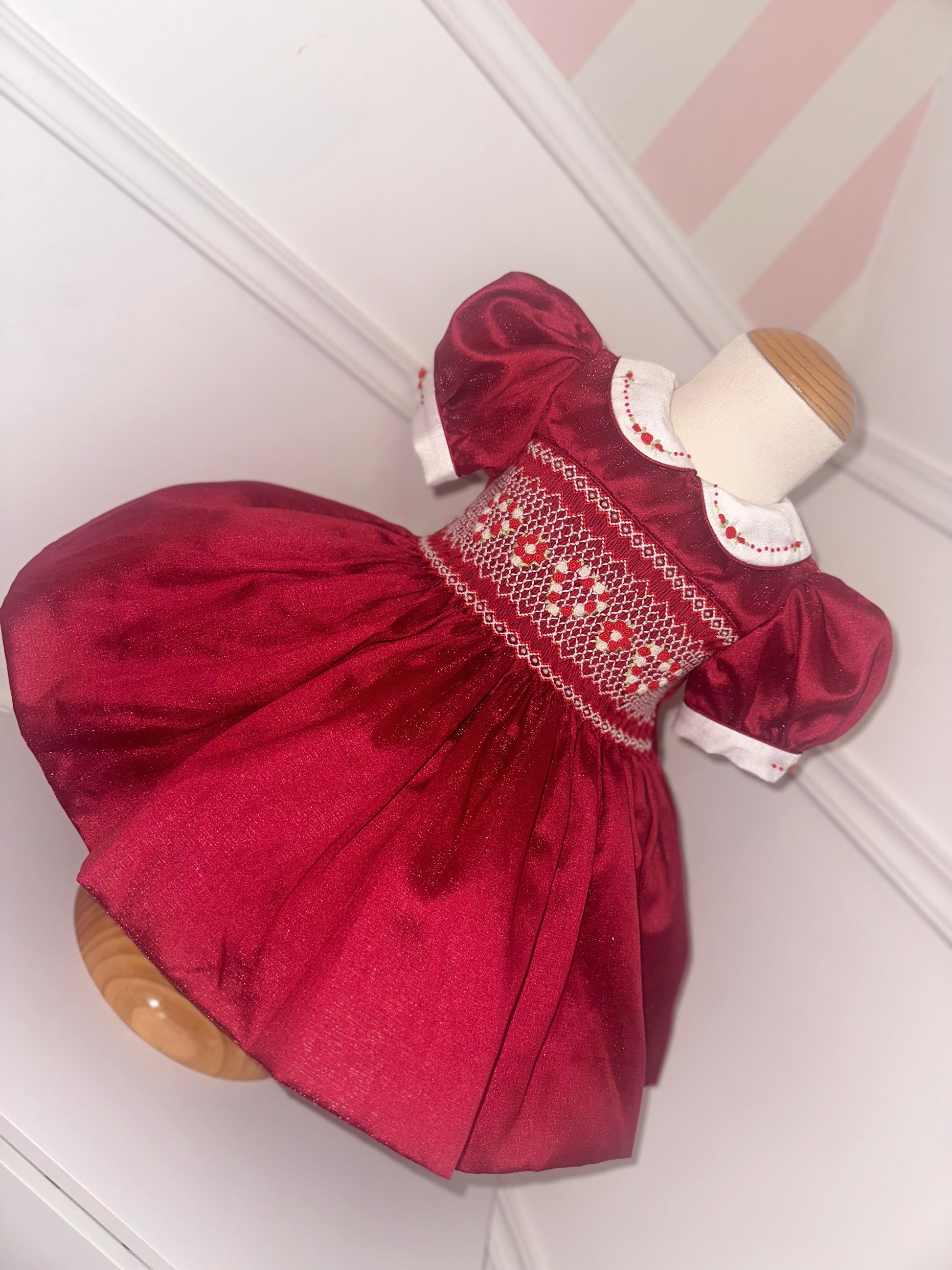 gothic lace dress Sparkle Red Pearl Christmas Smock Dress Bows and Bears gothic lace dress Sparkle Red Pearl Christmas Smock Dress Bows and Bears